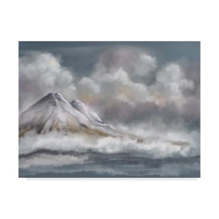 Lois Bryan 'Clouds Mountains Sea' Canvas Art,14x19